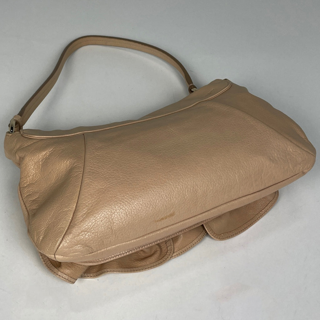 イヴ・サンローラン ナジャ ショルダーバッグ ハンドバッグ ショルダーバッグ レザー ベージュ レディース 【中古】brbag