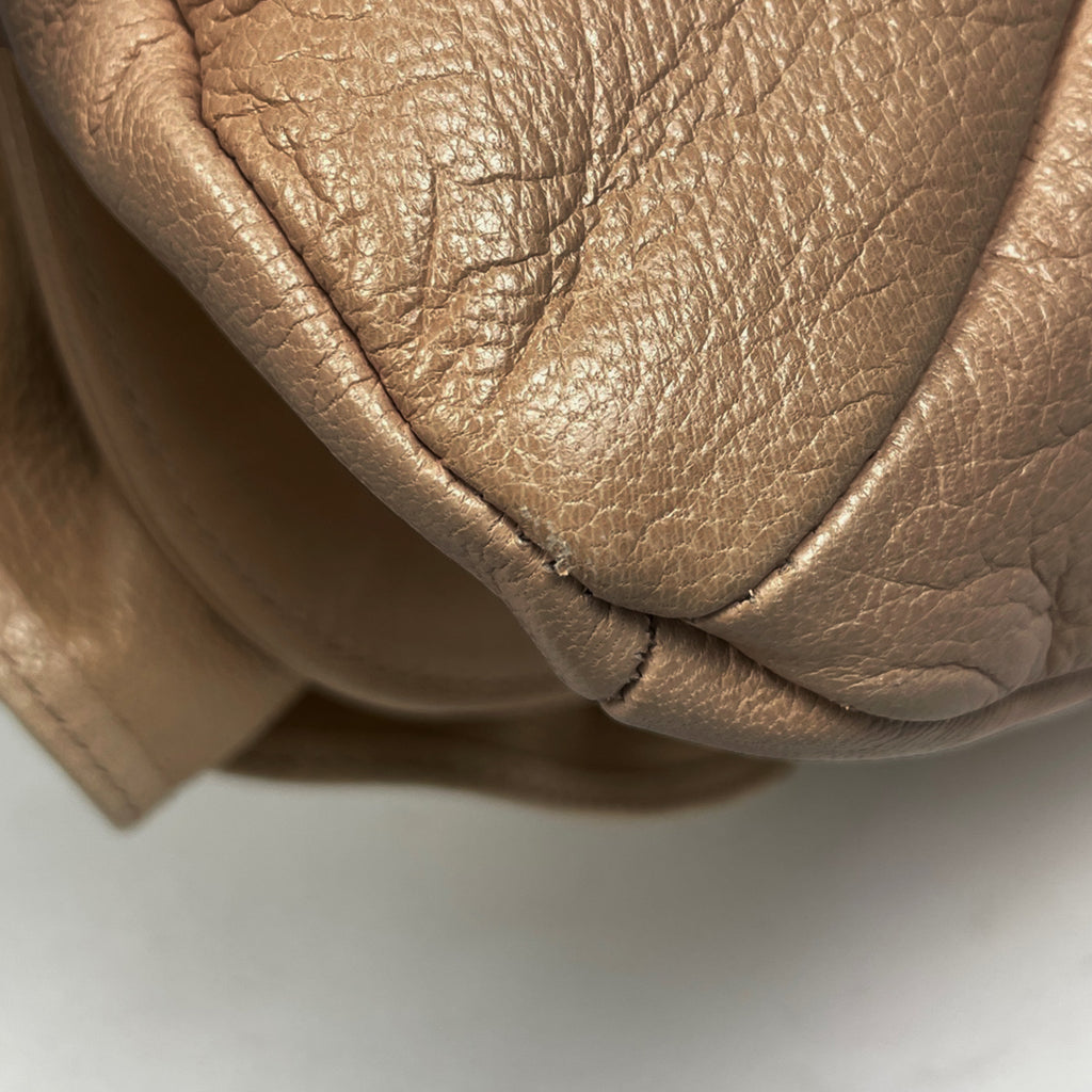 イヴ・サンローラン ナジャ ショルダーバッグ ハンドバッグ ショルダーバッグ レザー ベージュ レディース 【中古】brbag