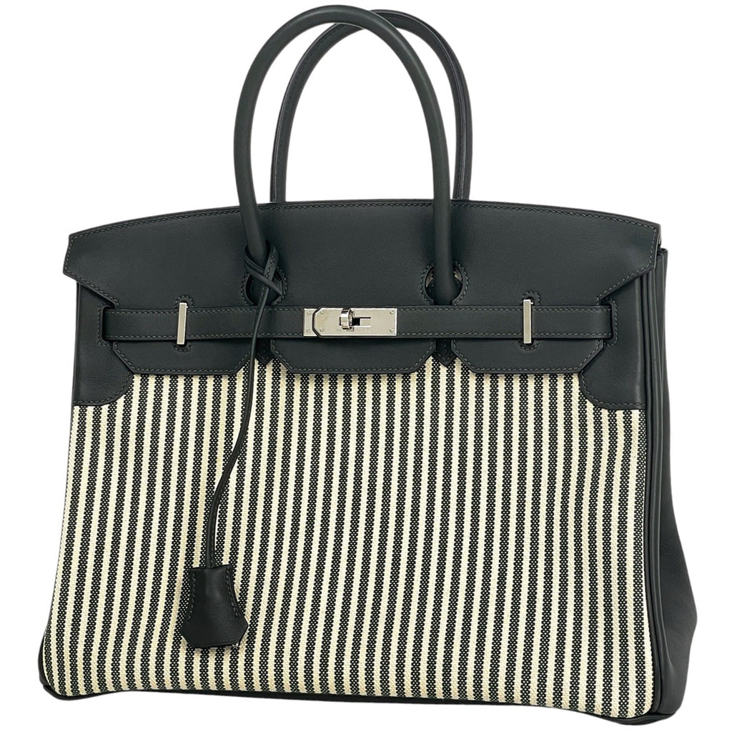 エルメス バーキン35cm ハンドバッグ ヴォースイフト ヴェールアングレ エクリュ バーキン35 X レディース 中古 brbag