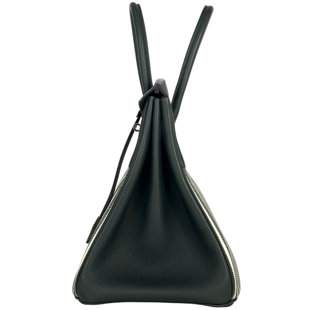 エルメス バーキン35cm ハンドバッグ ヴォースイフト ヴェールアングレ エクリュ バーキン35 X レディース 中古 brbag