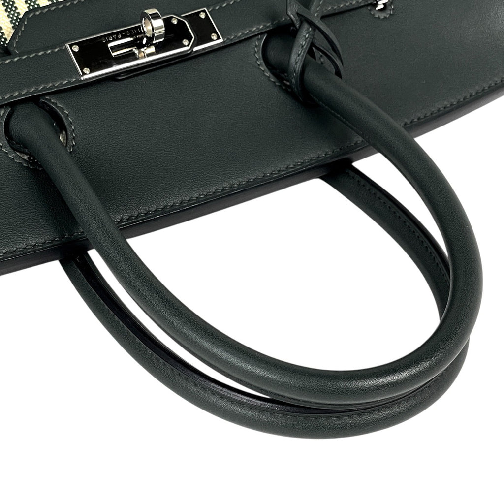 エルメス バーキン35cm ハンドバッグ ヴォースイフト ヴェールアングレ エクリュ バーキン35 X レディース 中古 brbag