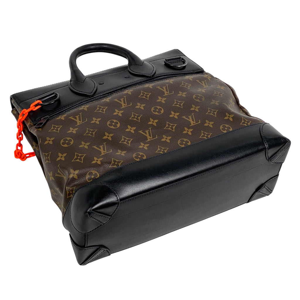 ルイ・ヴィトン スティーマー PM 2WAY ショルダーバッグ ヴァージルアブロー トートバッグ モノグラム ブラウン M44473 メンズ 【中古】brbag