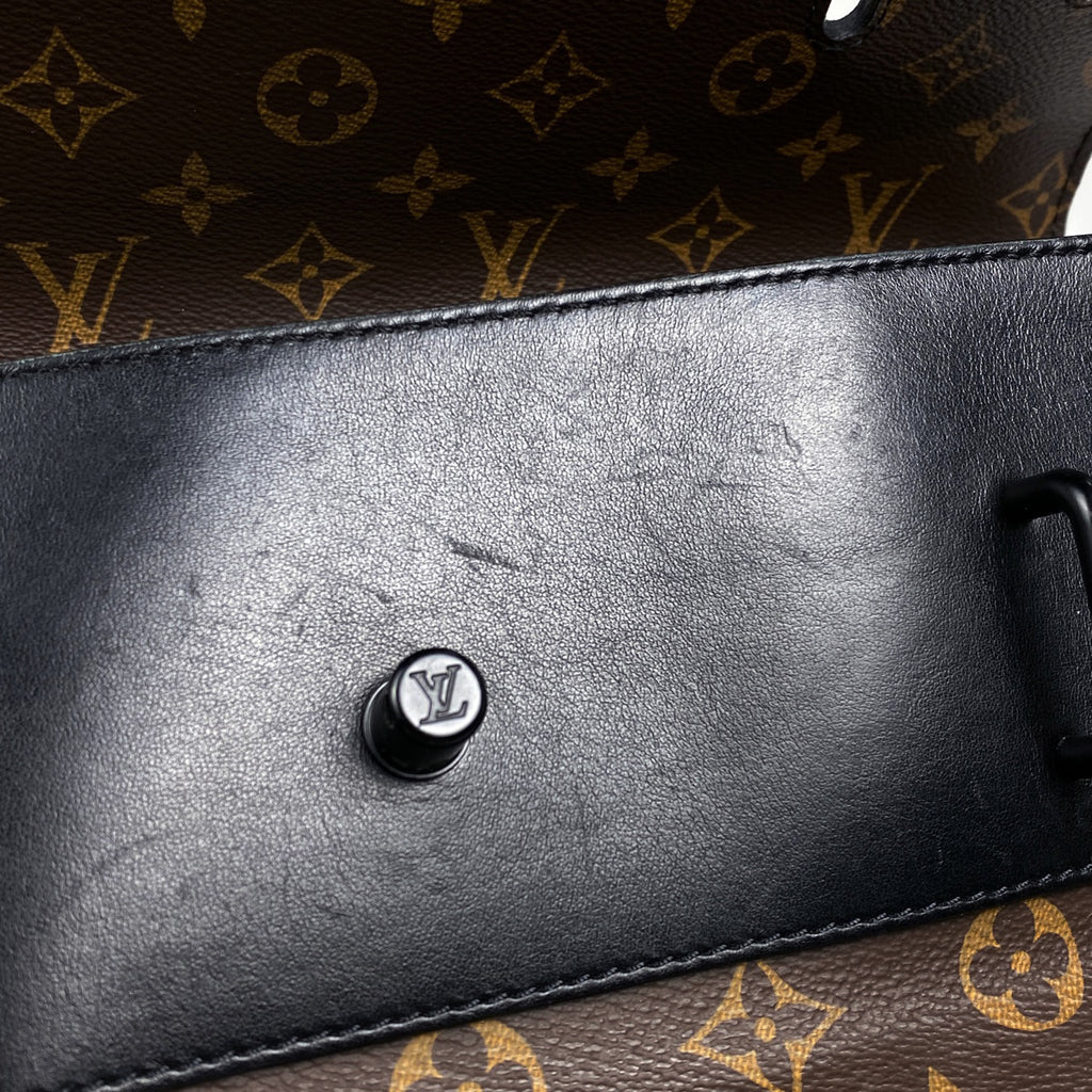 ルイ・ヴィトン スティーマー PM 2WAY ショルダーバッグ ヴァージルアブロー トートバッグ モノグラム ブラウン M44473 メンズ 【中古】brbag