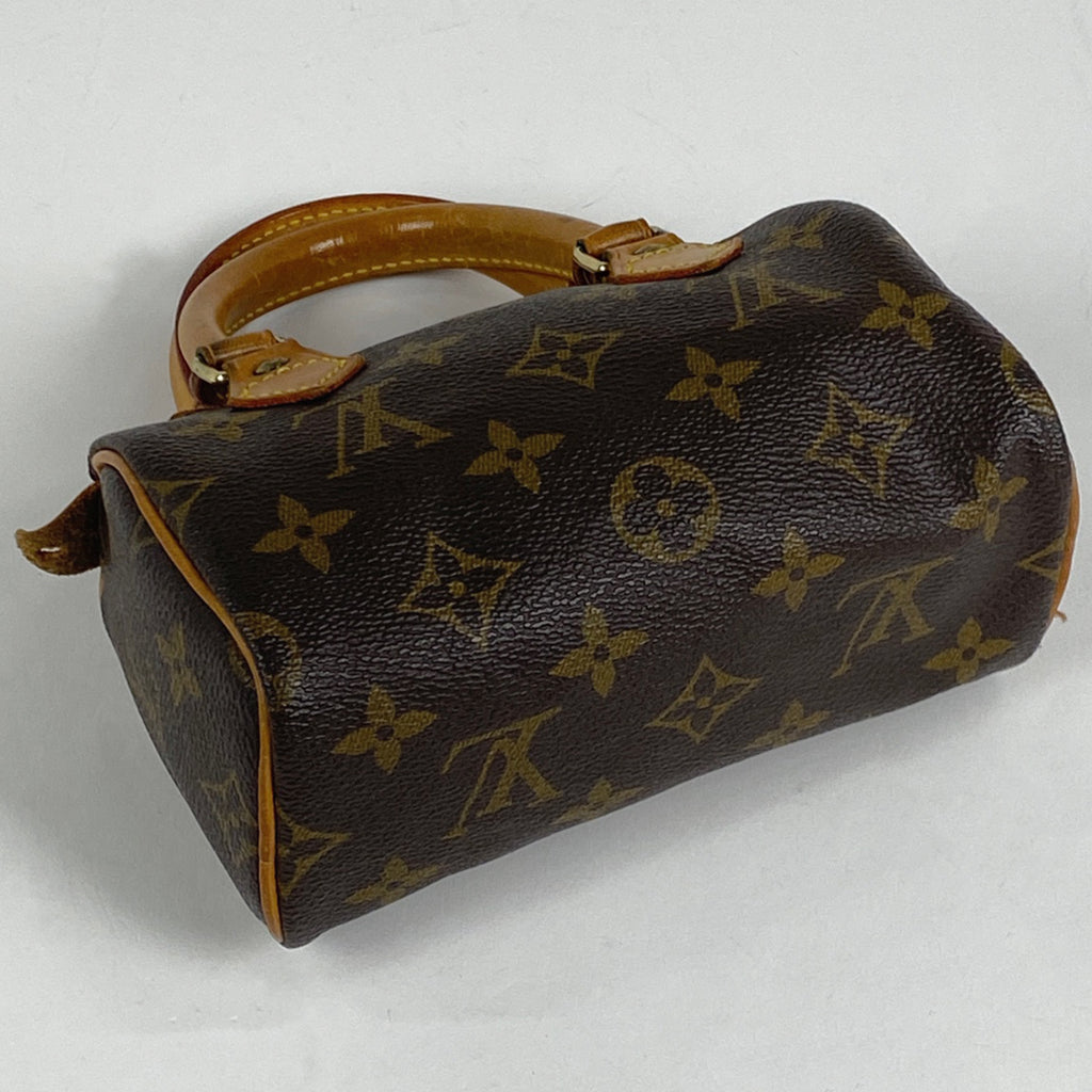 ルイ・ヴィトン ミニ スピーディ ショッピング 手提げ 2WAY ショルダーバッグ ハンドバッグ モノグラム ブラウン M41534 レディース 【中古】brbag