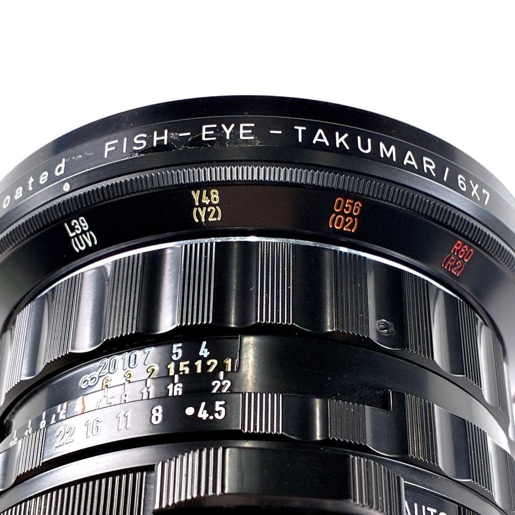 ペンタックス PENTAX FISHEYE-TAKUMAR 6X7 35mm F4.5 67 バケペン用 中判カメラ用レンズ 【中古】cambb