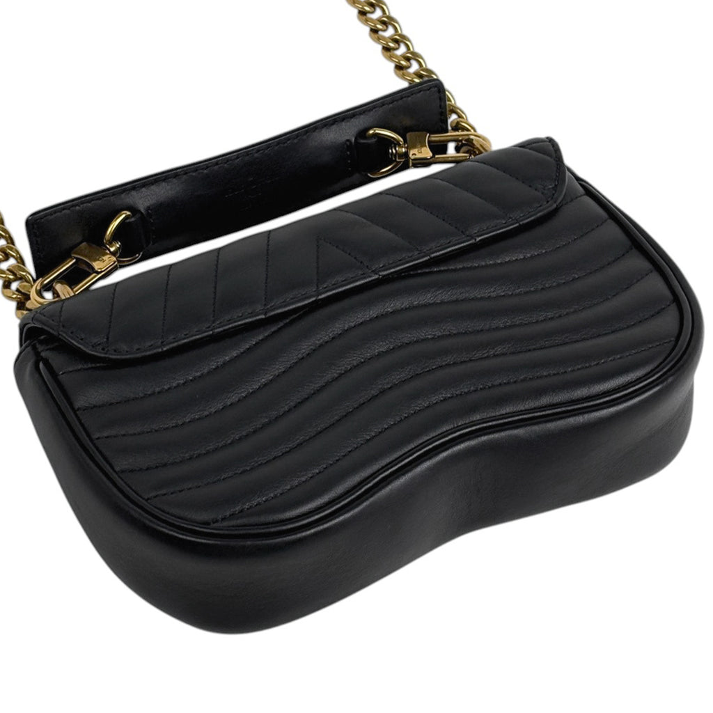 ルイ・ヴィトン ニューウェーブ チェーンバッグ PM クロスボディ 肩掛け ショルダーバッグ レザー ノワール(ブラック) M20687 レディース 【中古】brbag