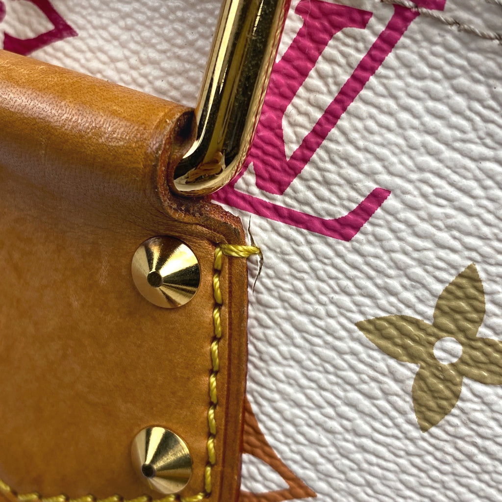 ルイ・ヴィトン アルマ 手提げ ハンドバッグ モノグラムマルチカラー ブロン(ホワイト) M92647 レディース 【中古】brbag