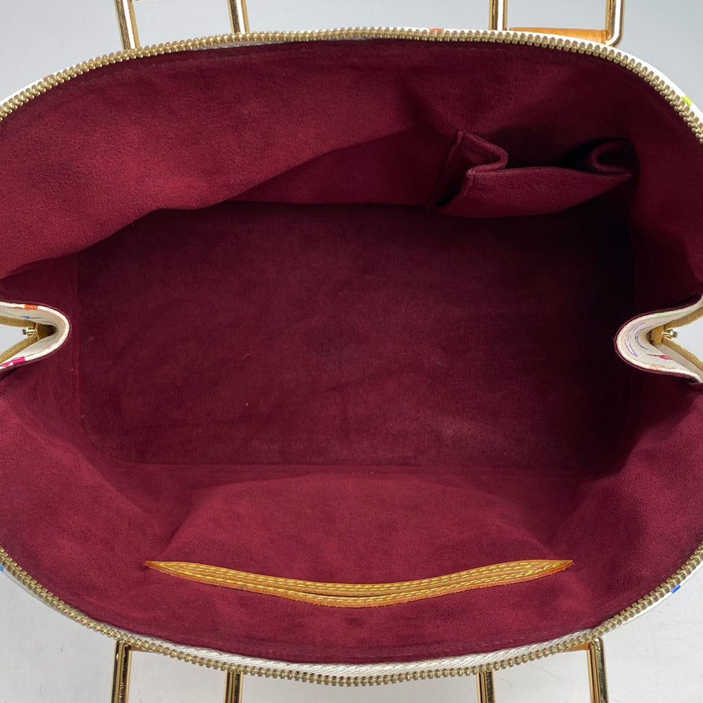 ルイ・ヴィトン アルマ 手提げ ハンドバッグ モノグラムマルチカラー ブロン(ホワイト) M92647 レディース 【中古】brbag