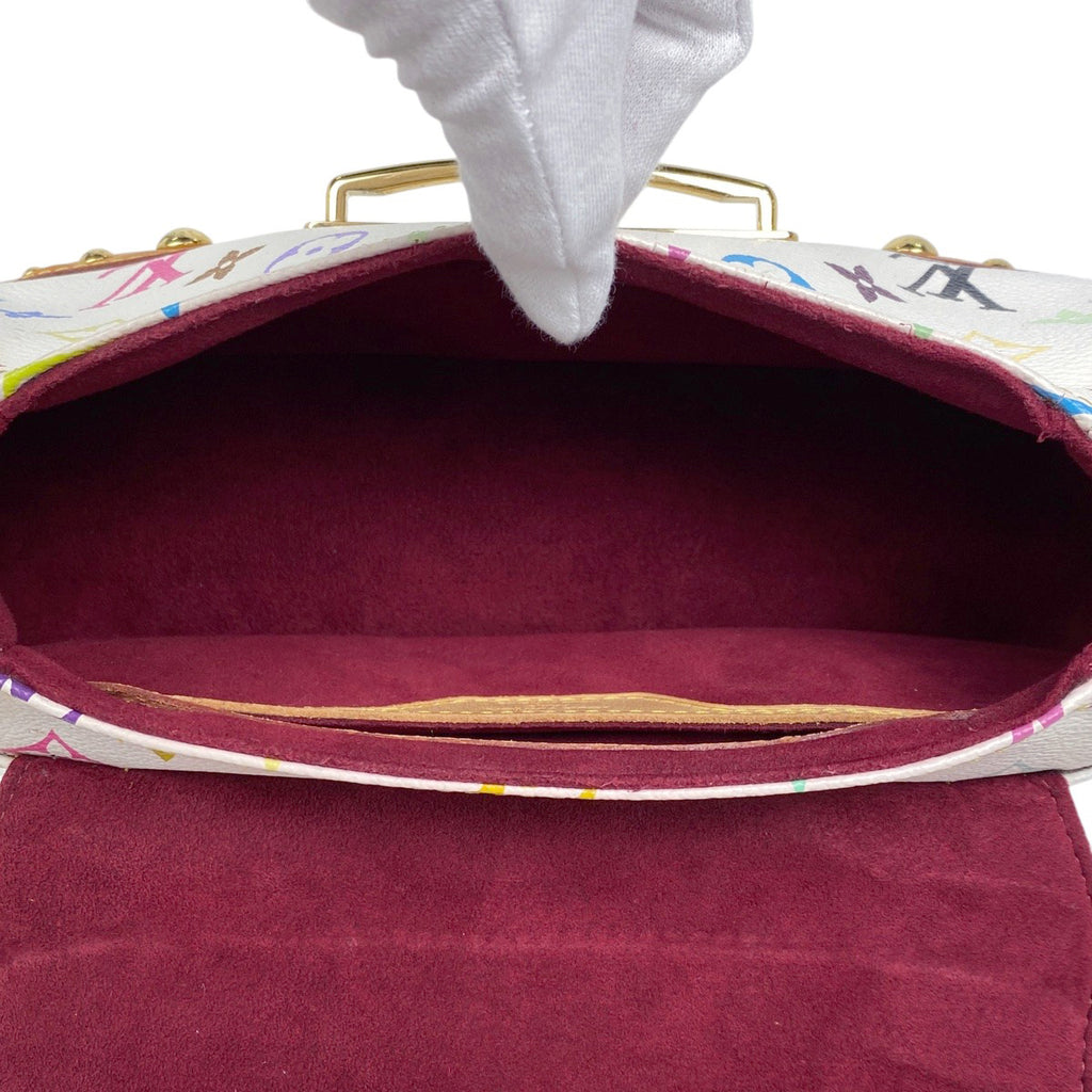 ルイ・ヴィトン マリリン 手提げ ショルダーバッグ 肩掛け ハンドバッグ モノグラムマルチカラー ブロン(ホワイト) M40127 レディース 【中古】brbag