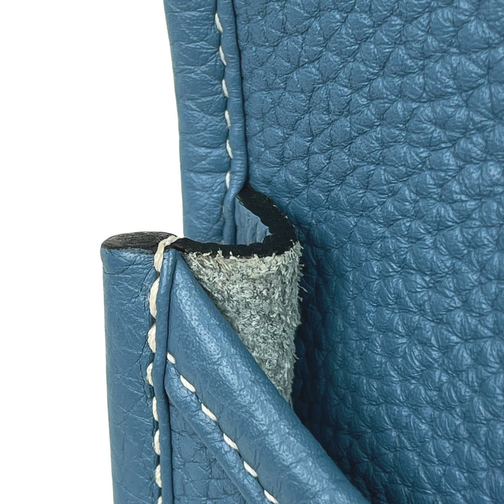 エルメス エヴリン 3 GM パンチング Hロゴ ショルダーバッグ トリヨンクレマンス ブルージーン □R レディース 【中古】brbag