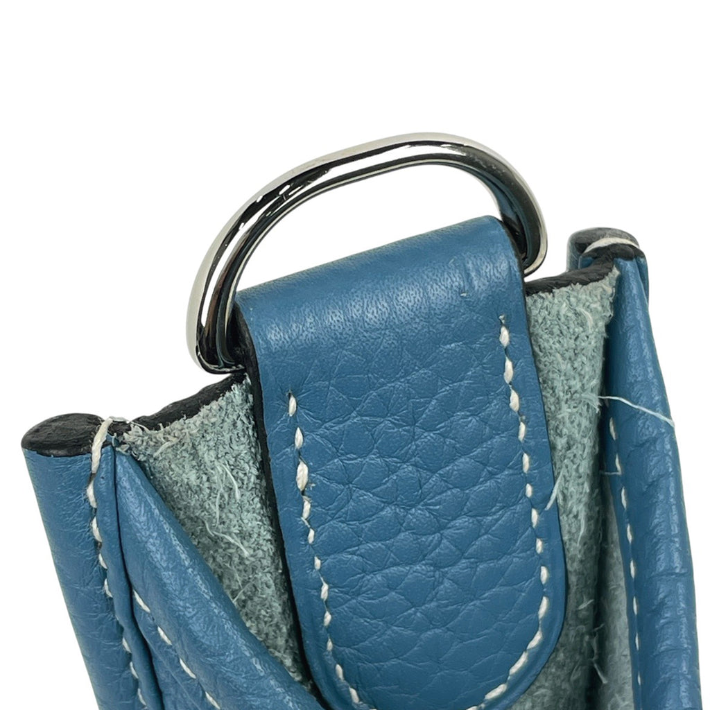 エルメス エヴリン 3 GM パンチング Hロゴ ショルダーバッグ トリヨンクレマンス ブルージーン □R レディース 【中古】brbag