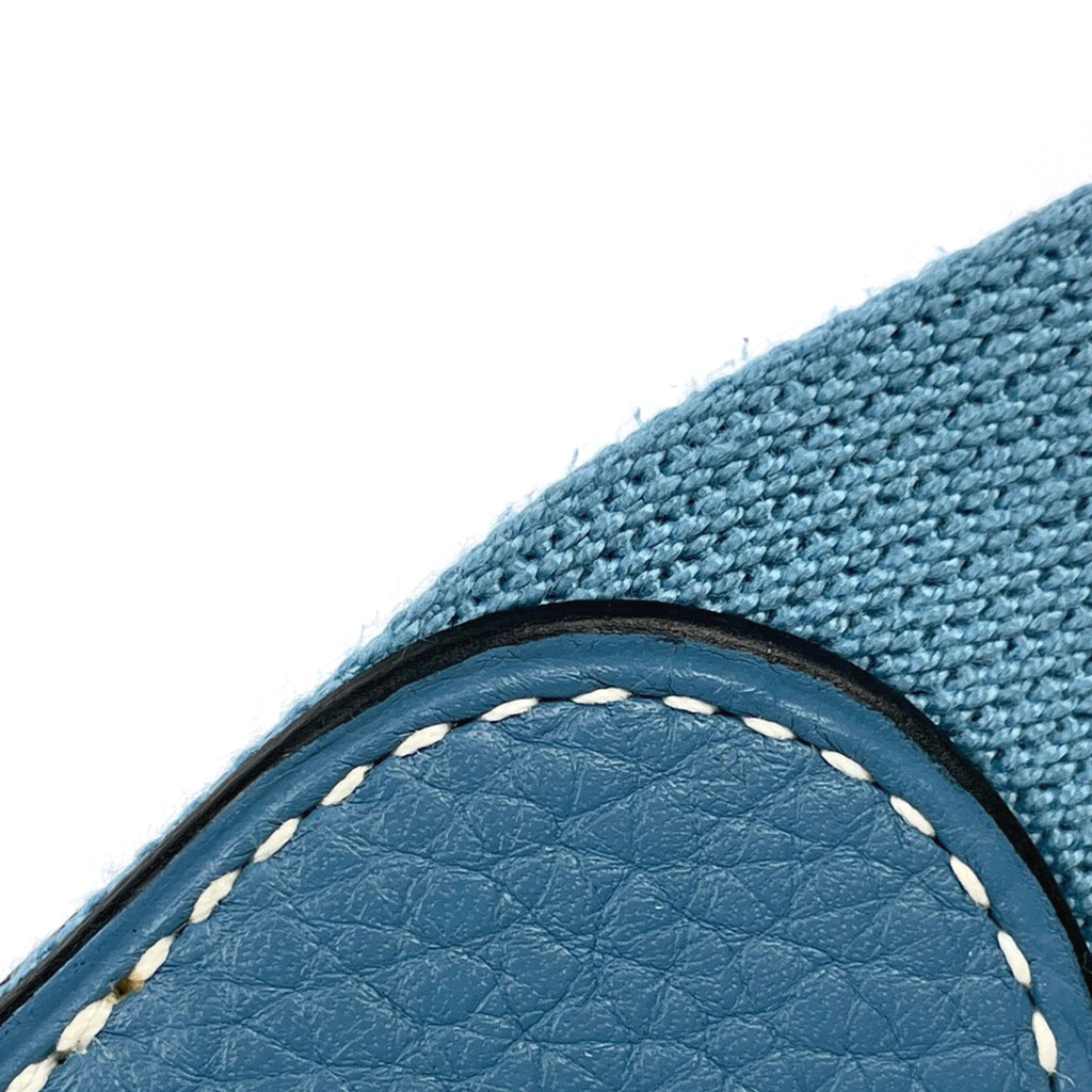 エルメス エヴリン 3 GM パンチング Hロゴ ショルダーバッグ トリヨンクレマンス ブルージーン □R レディース 【中古】brbag