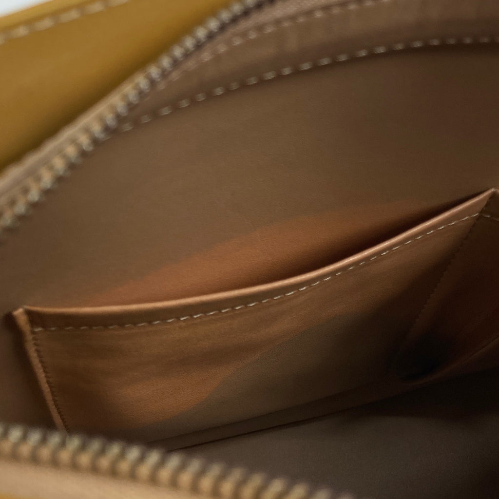 ルイ・ヴィトン ヒューストン ハンドバッグ エナメル パテント トートバッグ モノグラムヴェルニ ノワゼット M91340 レディース 【中古】brbag