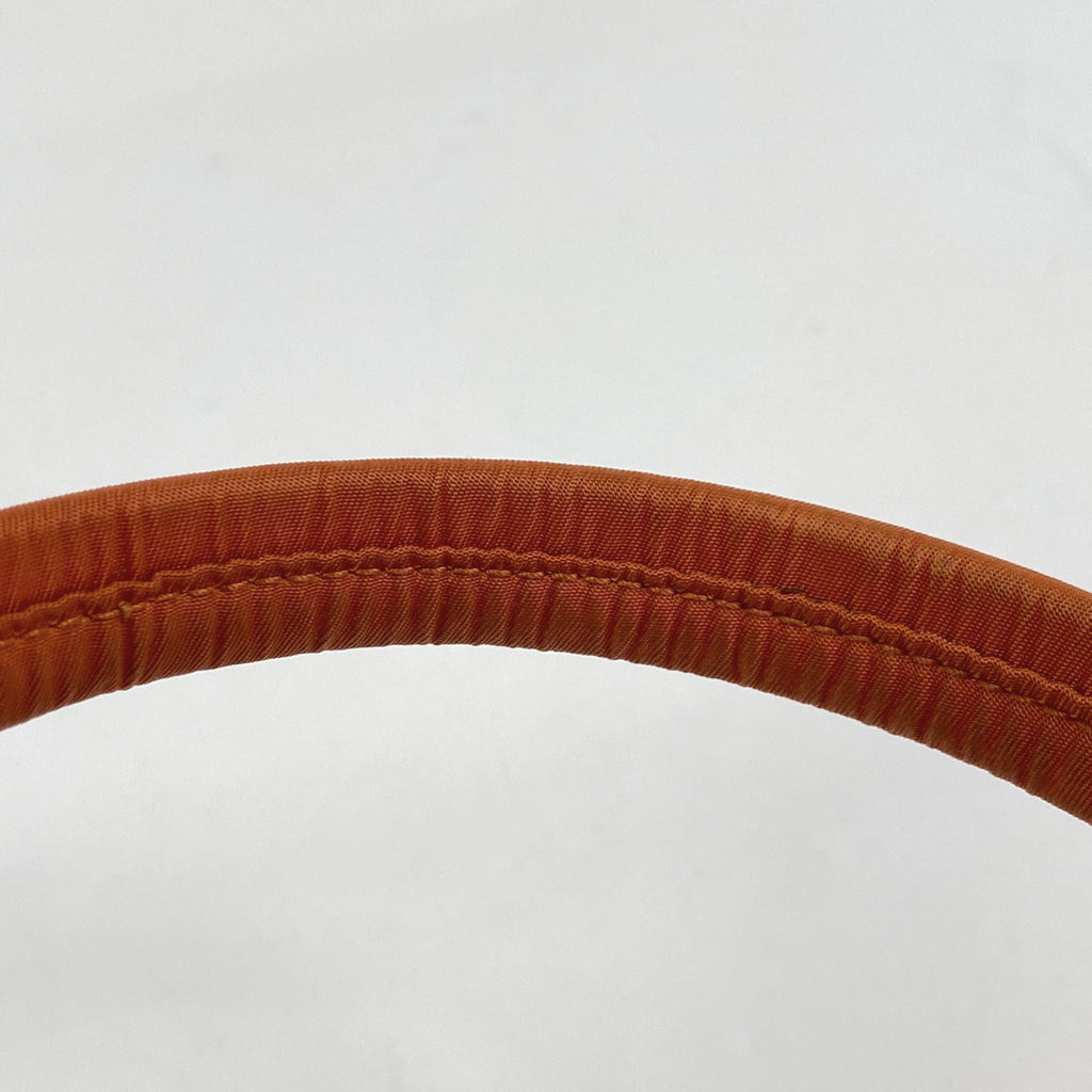 プラダ ロゴプレート トートバッグ ハンドバッグ トートバッグ ナイロン オレンジ レディース 【中古】brbag