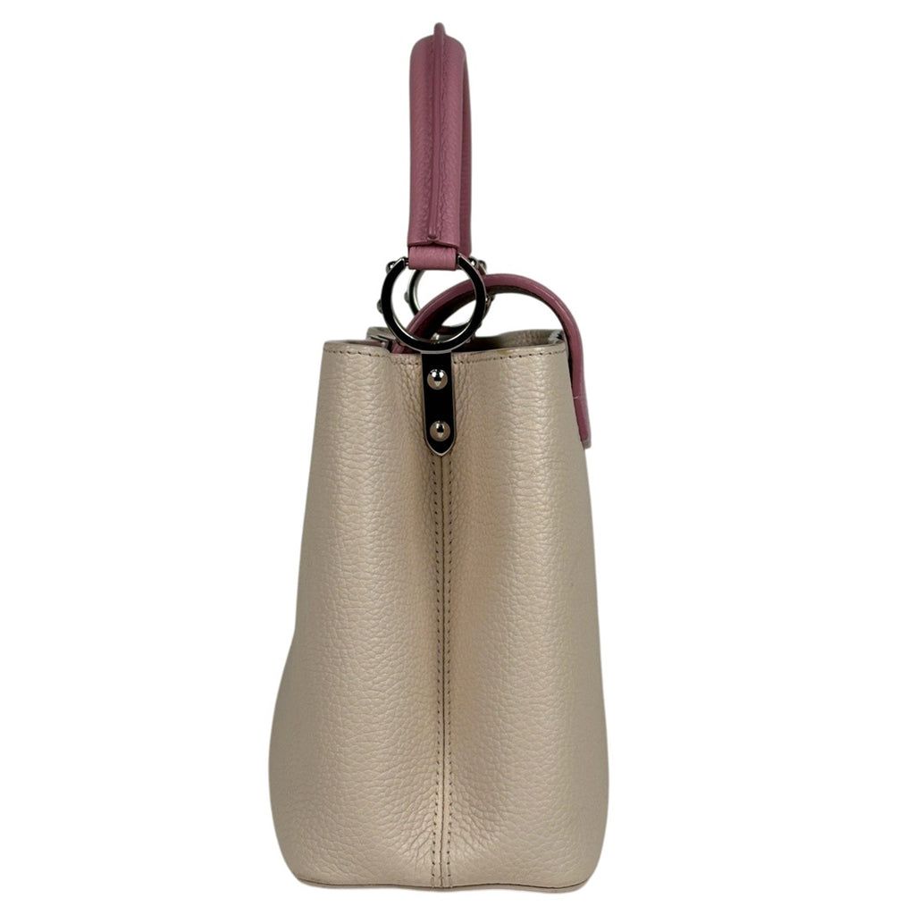 ルイ・ヴィトン カプシーヌ MM 2WAY ショルダーバッグ ハンドバッグ トリヨン アイボリー ピンク レディース 【中古】brbag