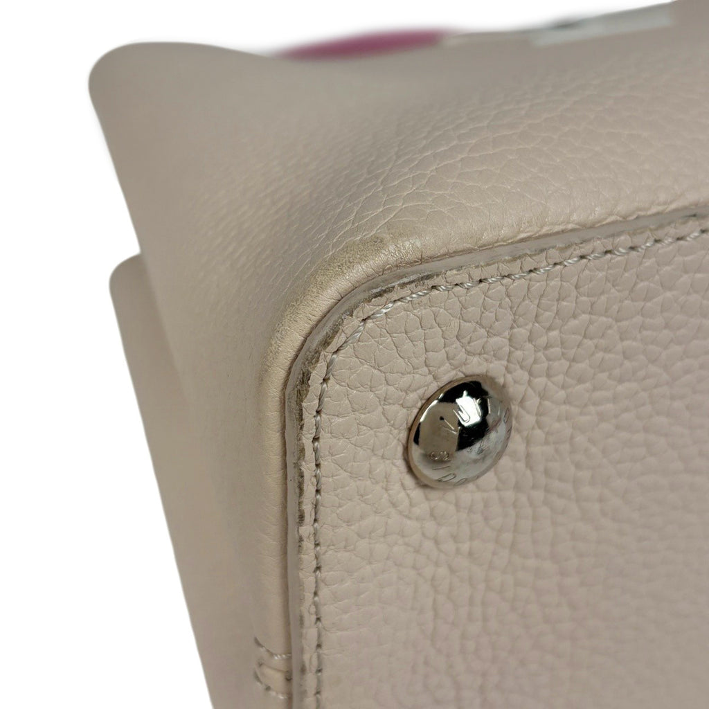 ルイ・ヴィトン カプシーヌ MM 2WAY ショルダーバッグ ハンドバッグ トリヨン アイボリー ピンク レディース 【中古】brbag