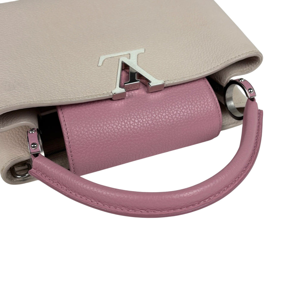 ルイ・ヴィトン カプシーヌ MM 2WAY ショルダーバッグ ハンドバッグ トリヨン アイボリー ピンク レディース 【中古】brbag