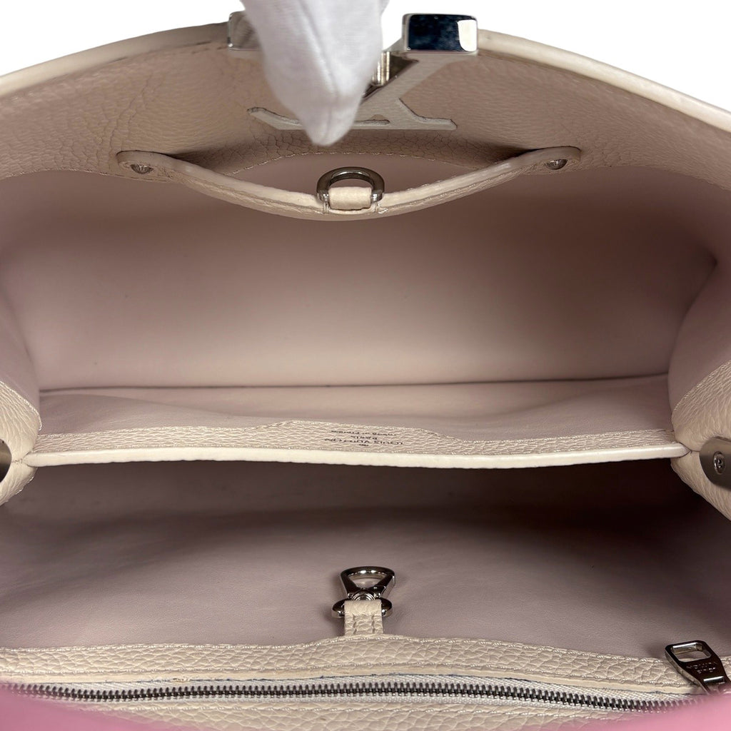 ルイ・ヴィトン カプシーヌ MM 2WAY ショルダーバッグ ハンドバッグ トリヨン アイボリー ピンク レディース 【中古】brbag