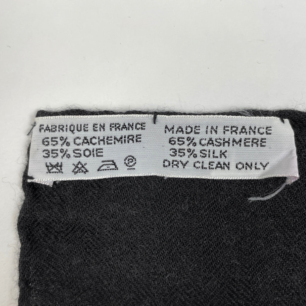 エルメス カレ 90 Les Legendes de L'Arbre 木の伝説 スカーフ カシミヤ シルク ブラック ブラウン レディース 【中古】brbag