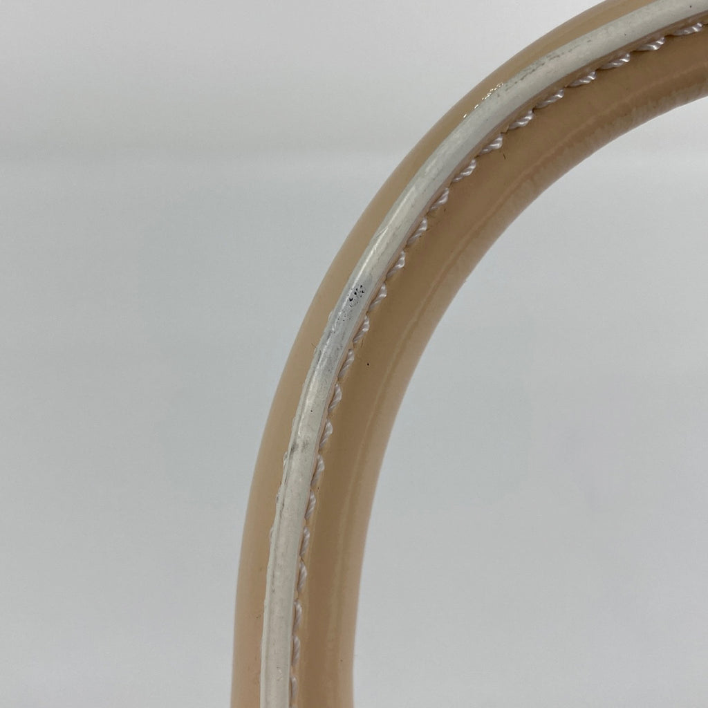 クリスチャンディオール ロゴ ハンドバッグ ミニボストンバッグ トロッター エナメル ハンドバッグ コーティングキャンバス ブルー レディース 【中古】brbag