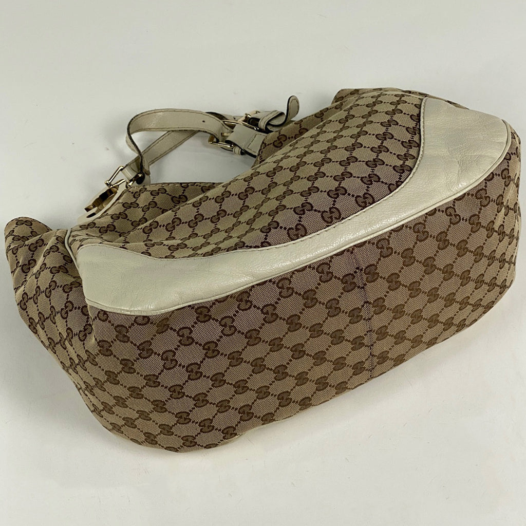 グッチ GG柄 トートバッグ ハンドバッグ トートバッグ GGキャンバス ブラウン 203504 レディース 【中古】brbag