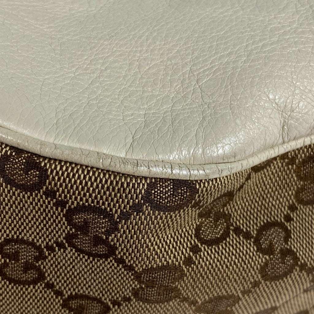 グッチ GG柄 トートバッグ ハンドバッグ トートバッグ GGキャンバス ブラウン 203504 レディース 【中古】brbag