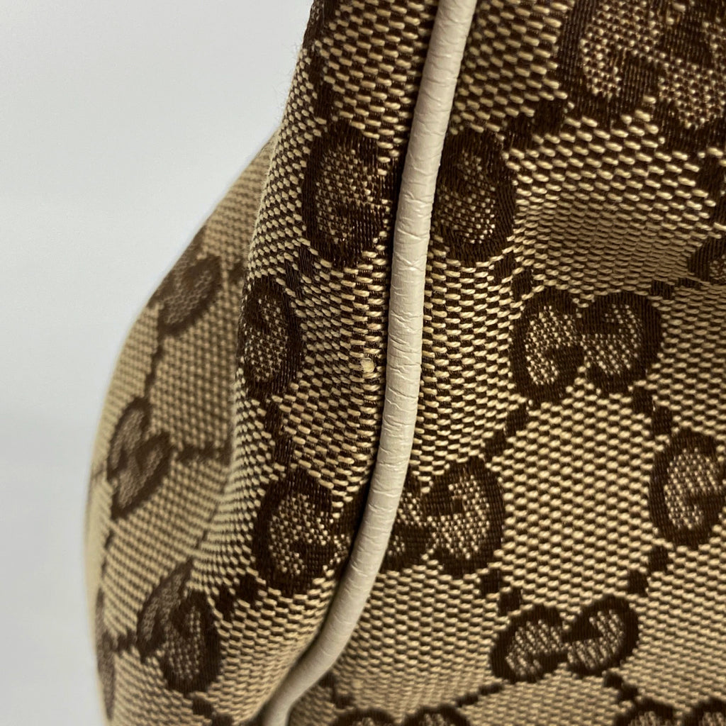 グッチ GG柄 トートバッグ ハンドバッグ トートバッグ GGキャンバス ブラウン 203504 レディース 【中古】brbag