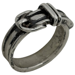 エルメス サンチュール リング 指輪 ベルトモチーフ リング 8号 シルバー925 シルバー レディース 【中古】bracc