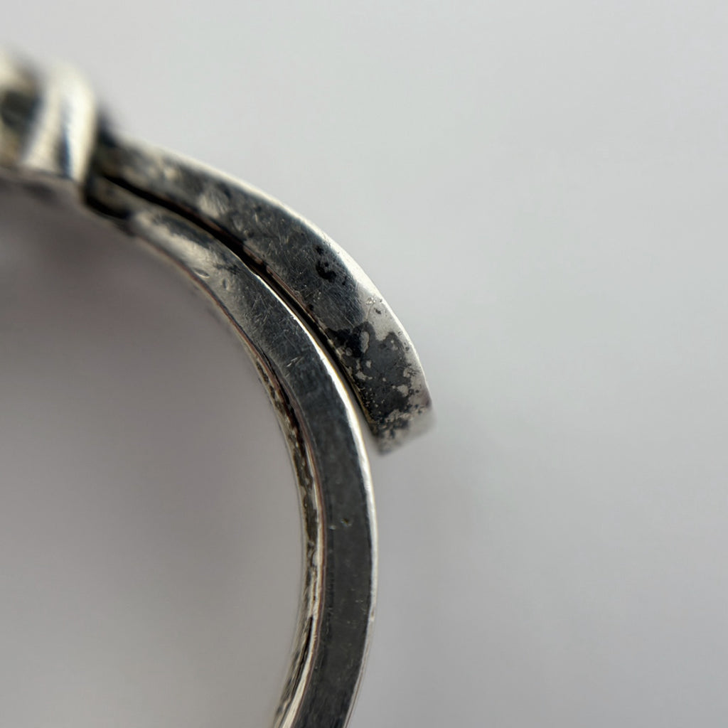 エルメス サンチュール リング 指輪 ベルトモチーフ リング 8号 シルバー925 シルバー レディース 【中古】bracc