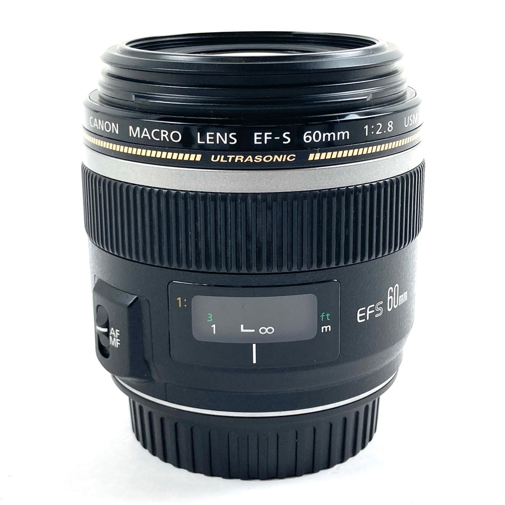 キヤノン Canon EF-S 60mm F2.8 MACRO USM 一眼カメラ用レンズ（オートフォーカス） 【中古】cambb