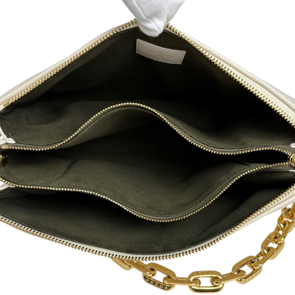 ルイ・ヴィトン クッサンPM ショルダーバッグ 2way モノグラム クレーム(アイボリー) M21262 レディース 中古 brbag