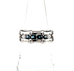 アレキサンドライト デザインリング プラチナ 指輪 メレダイヤ リング 12号 Pt900 アレキサンドライト ダイヤモンド レディース ノンブランドジュエリー 【中古】nbjwl