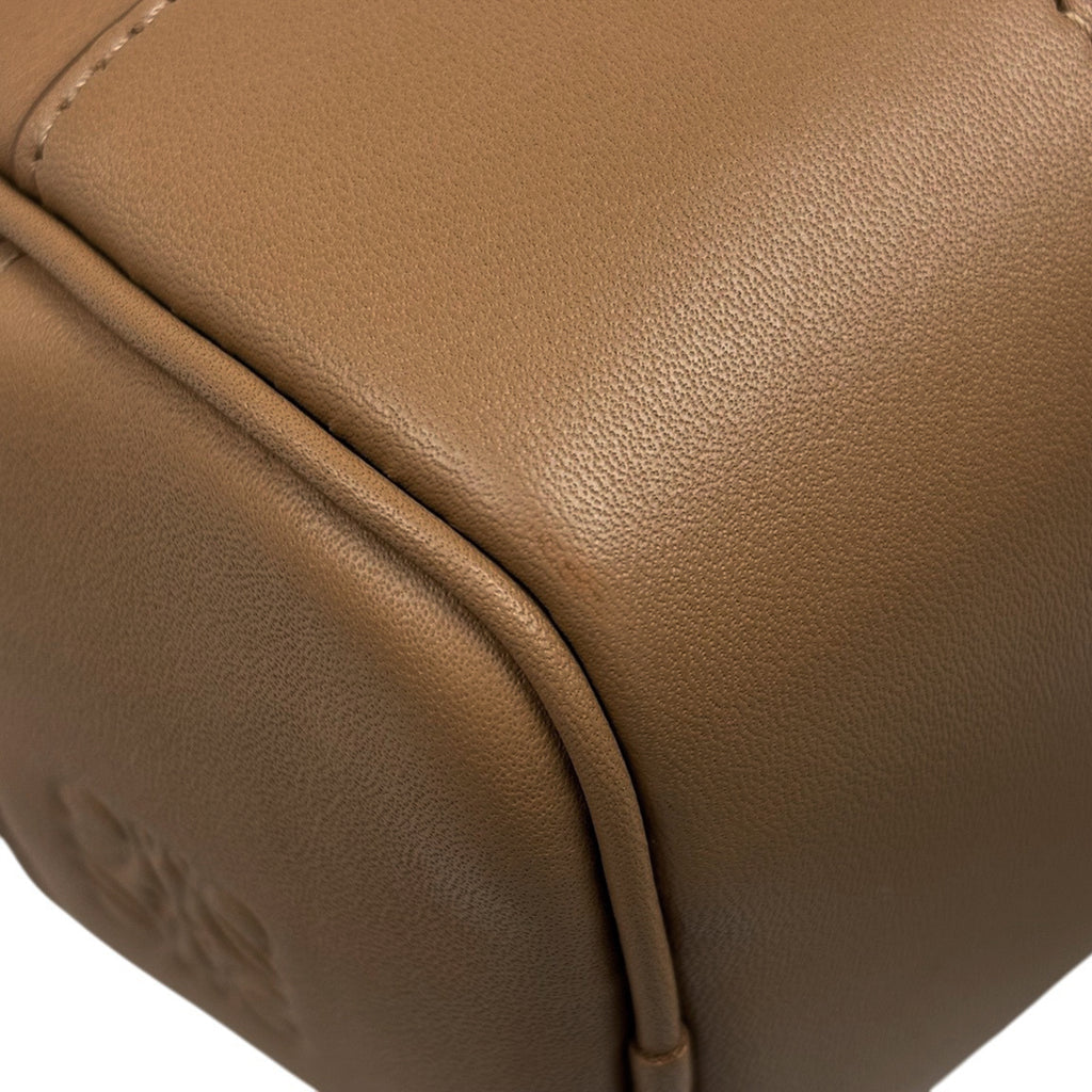 ロエベ アマソナ16 スクエア ハンドバッグ 2way レザー ブラウン レディース 中古 brbag