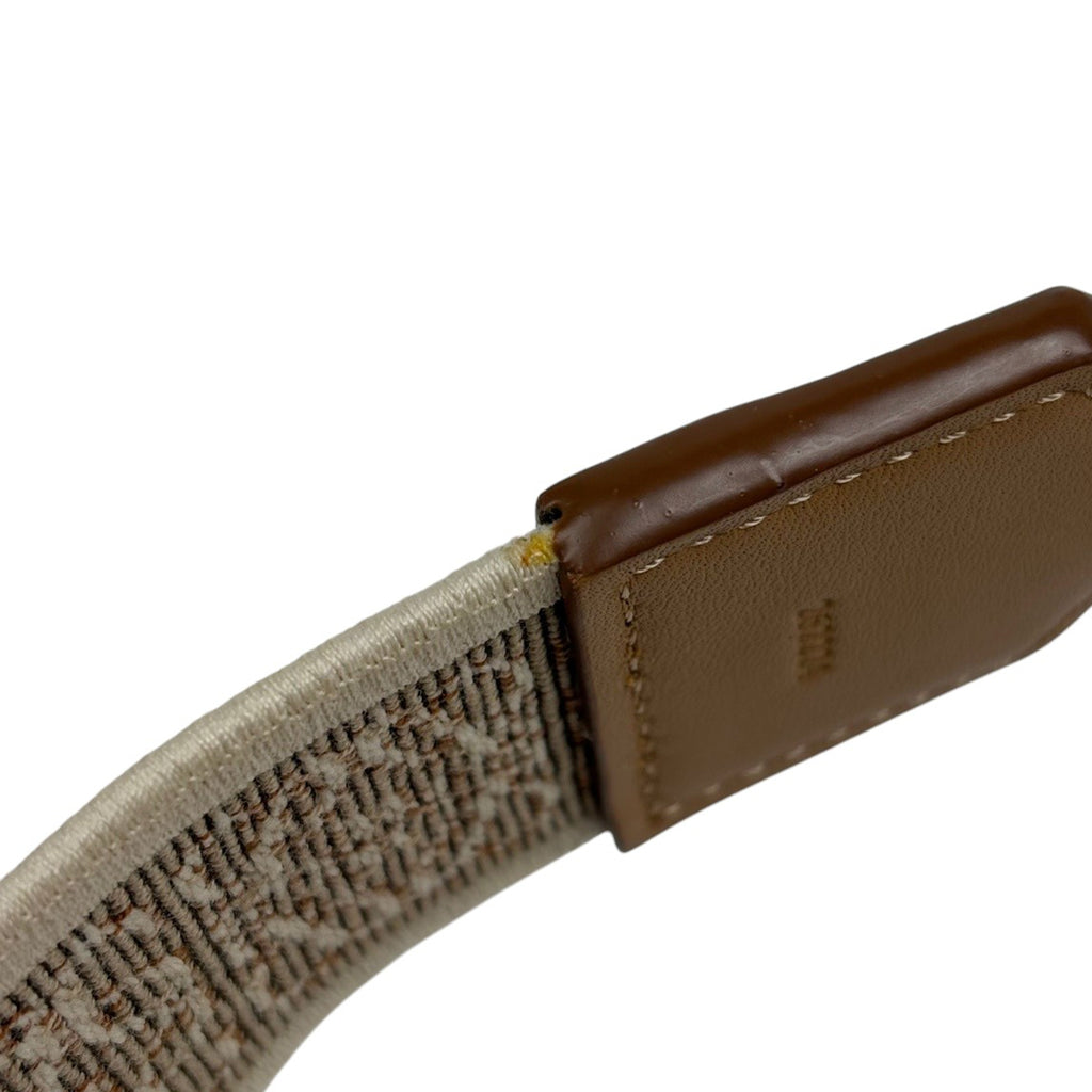 ロエベ アマソナ16 スクエア ハンドバッグ 2way レザー ブラウン レディース 中古 brbag