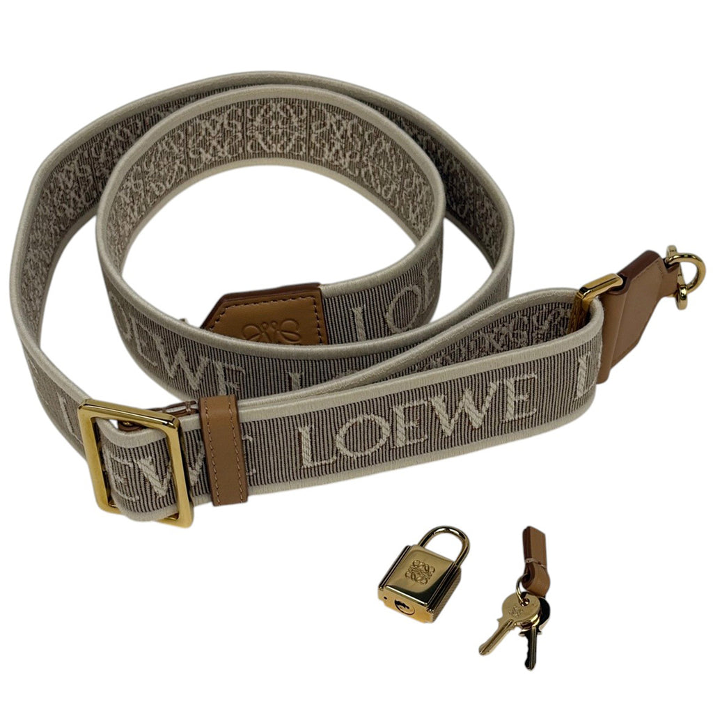 ロエベ アマソナ16 スクエア ハンドバッグ 2way レザー ブラウン レディース 中古 brbag