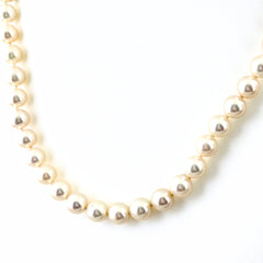 タサキ パール デザインネックレス シルバー 真珠 ネックレス SV パール レディース ブランドジュエリー 【中古】brjwl