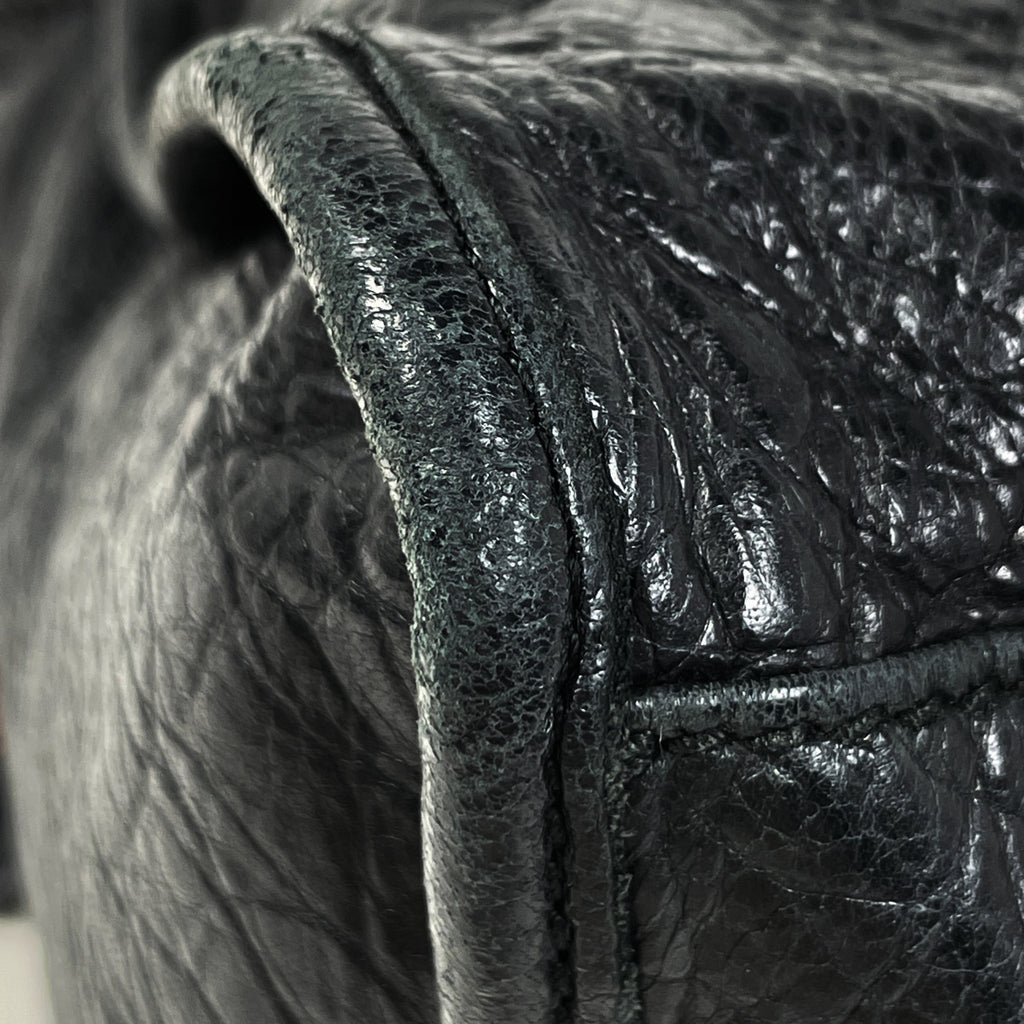 バレンシアガ ザ ジャイアントシティ ハンドバッグ 2WAY ショルダーバッグ ハンドバッグ レザー ダークグリーン 173084 レディース 【中古】brbag