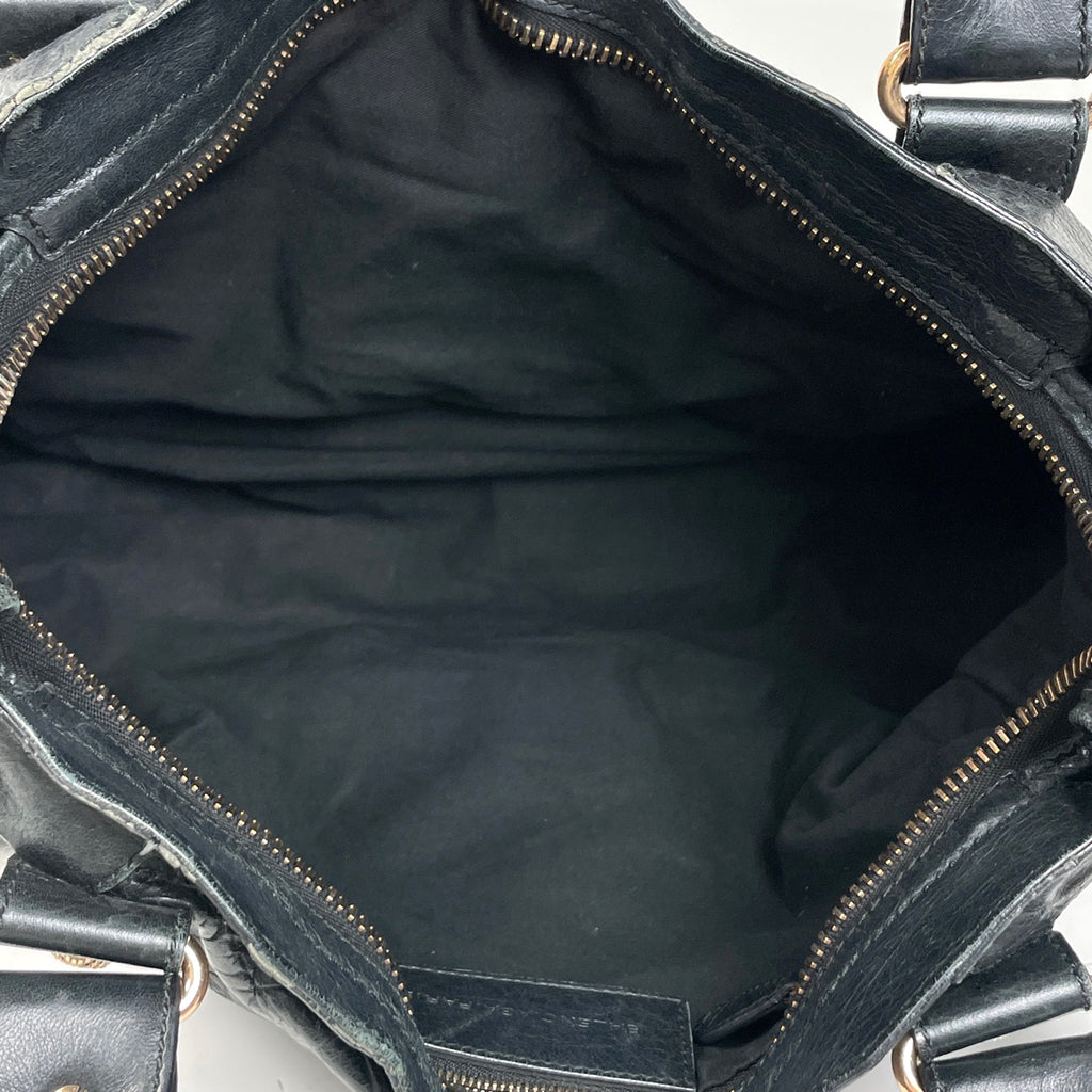 バレンシアガ ザ ジャイアントシティ ハンドバッグ 2WAY ショルダーバッグ ハンドバッグ レザー ダークグリーン 173084 レディース 【中古】brbag