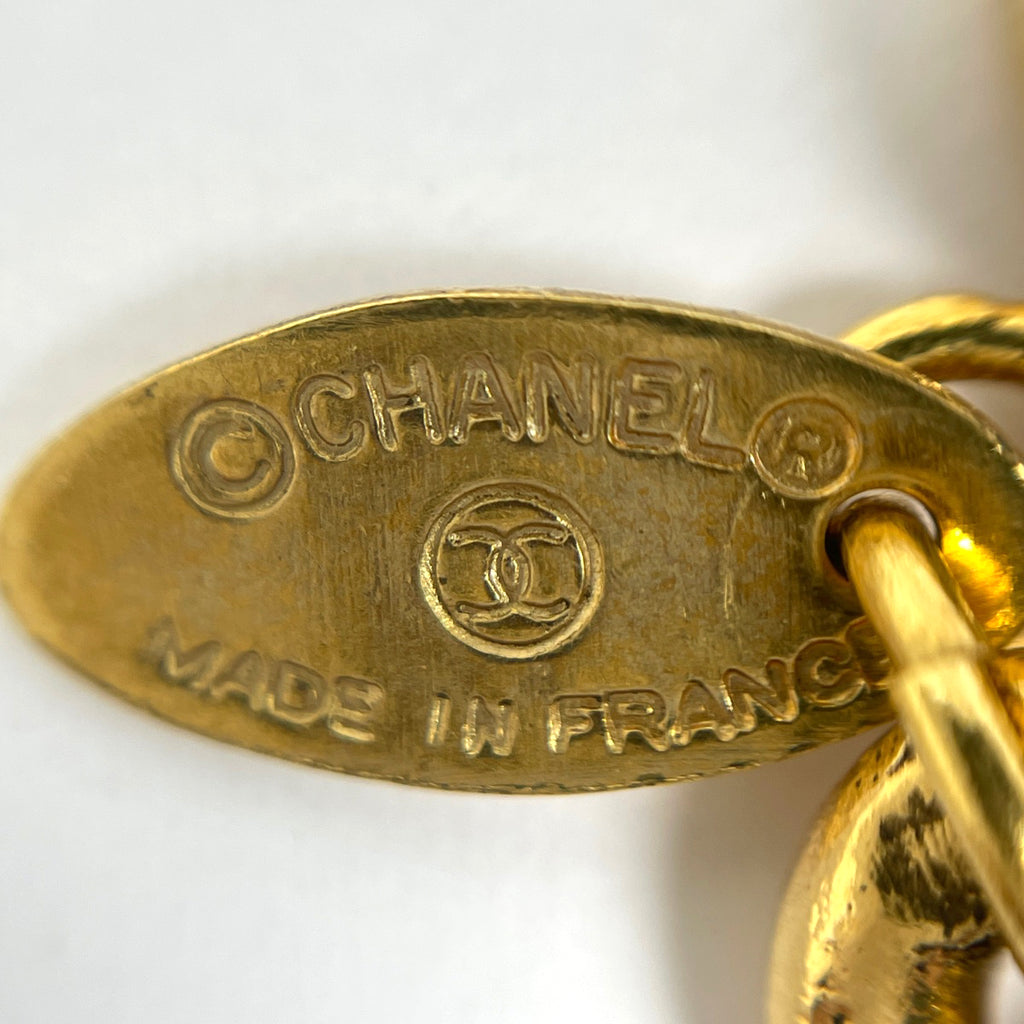 シャネル ココマーク ブレスレット マトラッセ 腕輪 ブレスレット GP ゴールド レディース 【中古】bracc