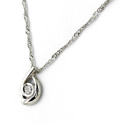 ダイヤモンド デザインネックレス ネックレス Pt900 Pt850 ダイヤモンド レディース ノンブランドジュエリー 【中古】nbjwl