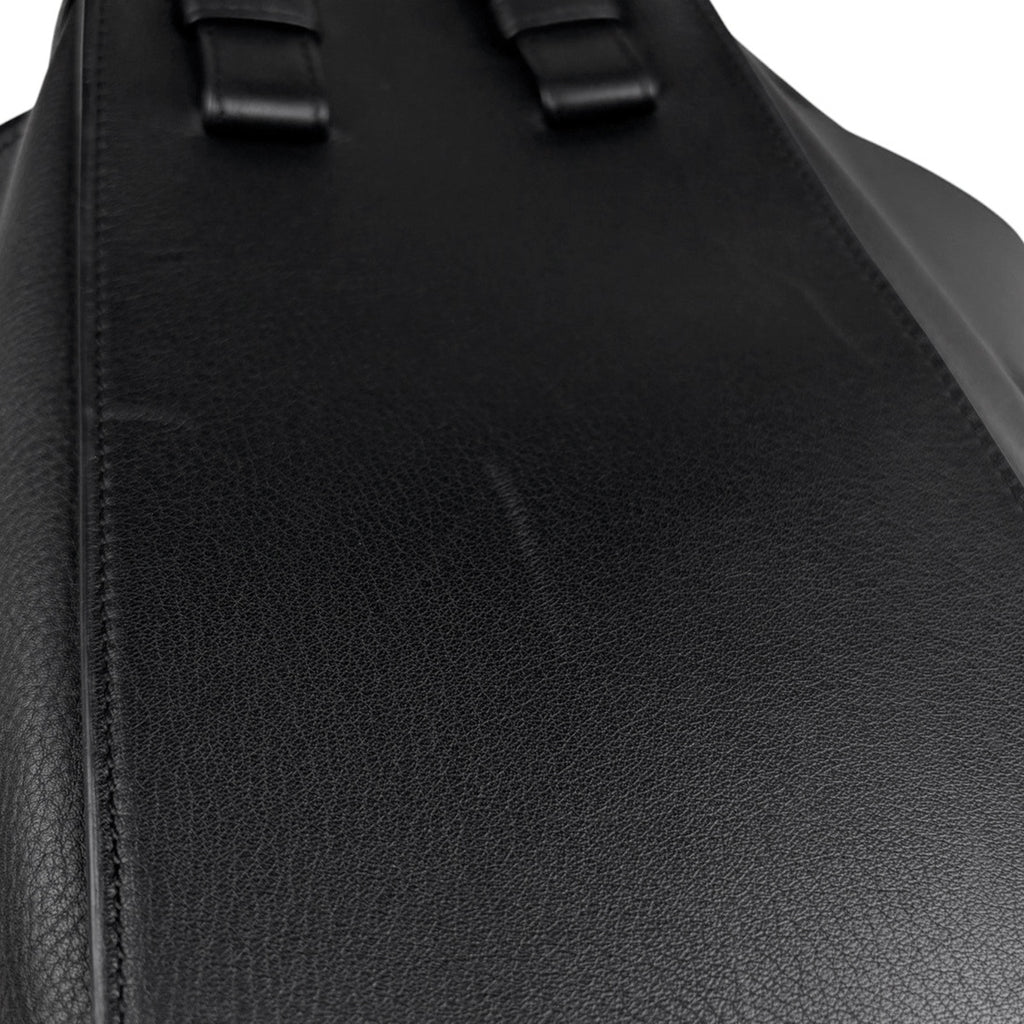 ロエベ ハンモック バッグ スモール アナグラム 2WAY ショルダーバッグ ハンドバッグ レザー ブラック レディース 【中古】brbag