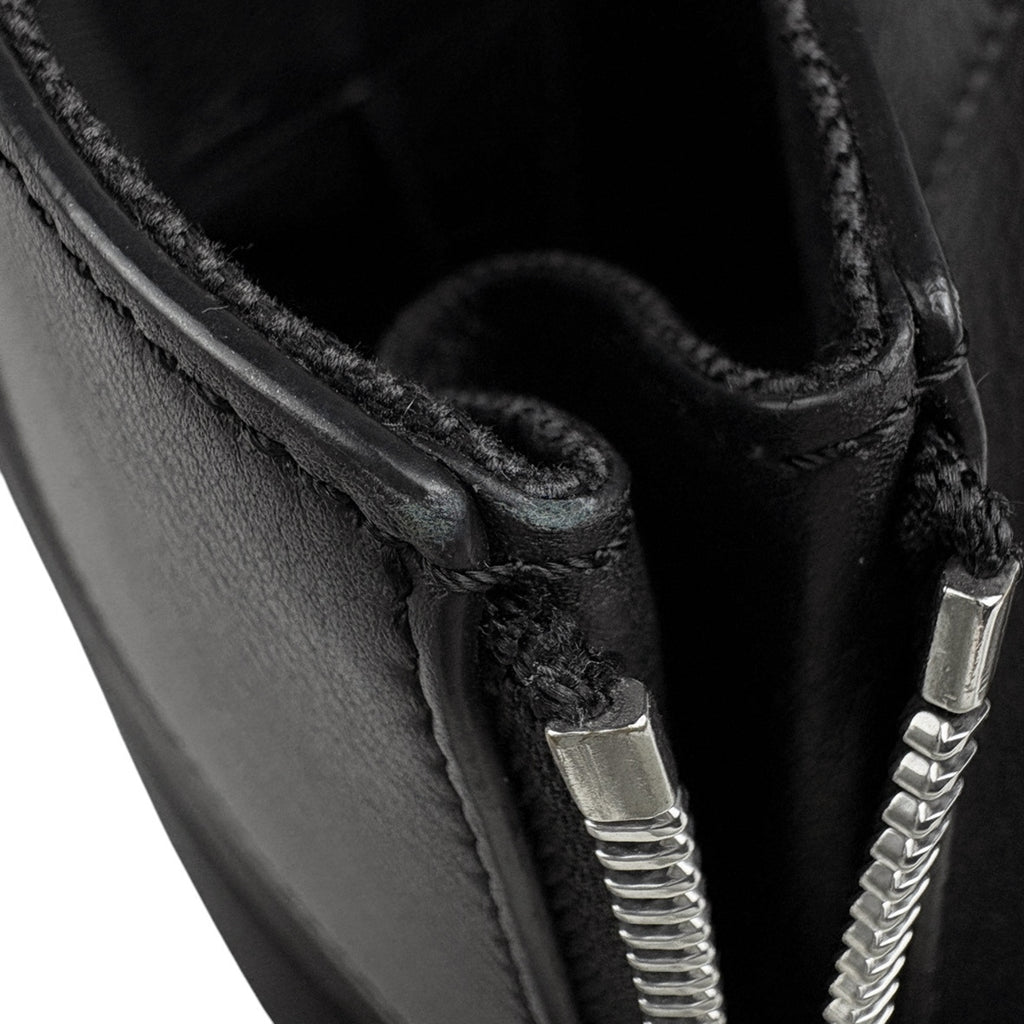 ロエベ ハンモック バッグ スモール アナグラム 2WAY ショルダーバッグ ハンドバッグ レザー ブラック レディース 【中古】brbag