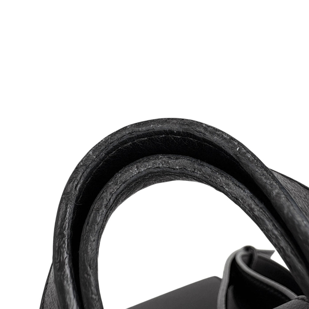 ロエベ ハンモック バッグ スモール アナグラム 2WAY ショルダーバッグ ハンドバッグ レザー ブラック レディース 【中古】brbag