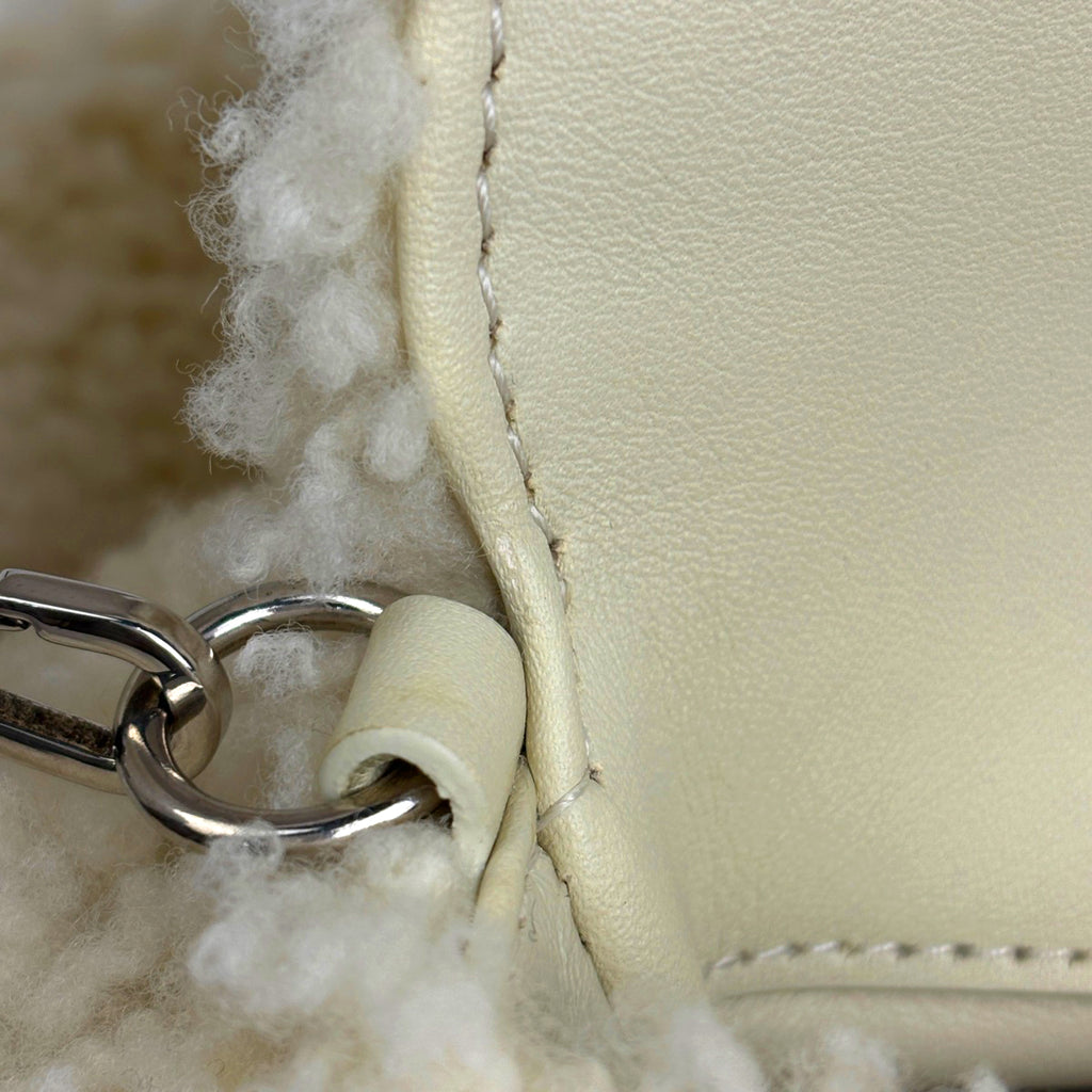 グッチ ホースビット チェーン ハンドバッグ ショルダーバッグ ハンドバッグ ファブリック ホワイト 764255 レディース 【中古】brbag