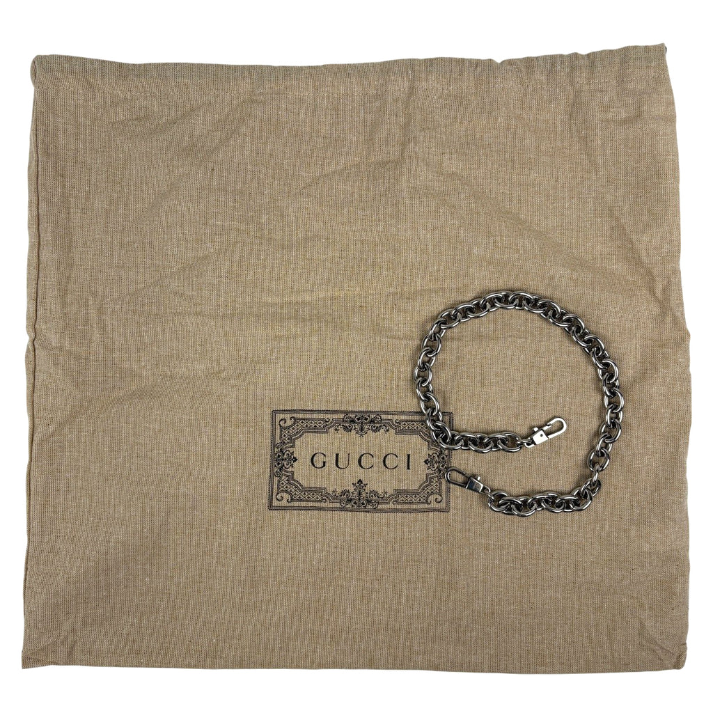 グッチ ホースビット チェーン ハンドバッグ ショルダーバッグ ハンドバッグ ファブリック ホワイト 764255 レディース 【中古】brbag