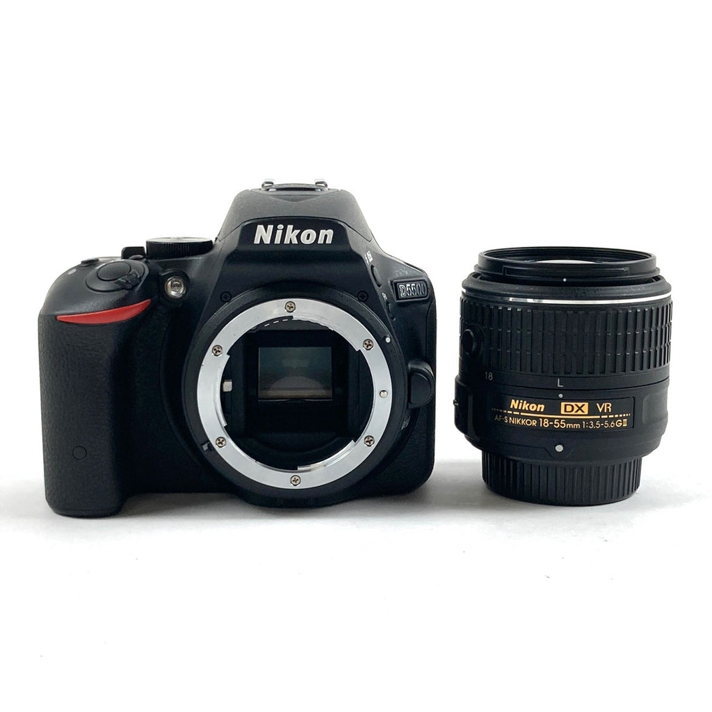 ニコン Nikon D5500 18-55 VR II レンズキット ブラック デジタル 一眼レフカメラ 【中古】cambb