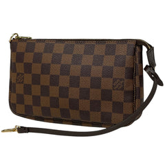 ルイ・ヴィトン ポシェット アクセソワール メイク コスメ アクセサリーポーチ ダミエ ブラウン N41206 レディース 【中古】brbag