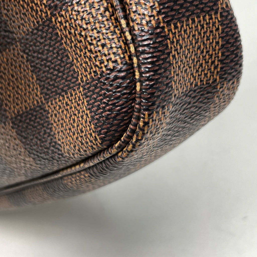 ルイ・ヴィトン ポシェット アクセソワール メイク コスメ アクセサリーポーチ ダミエ ブラウン N41206 レディース 【中古】brbag