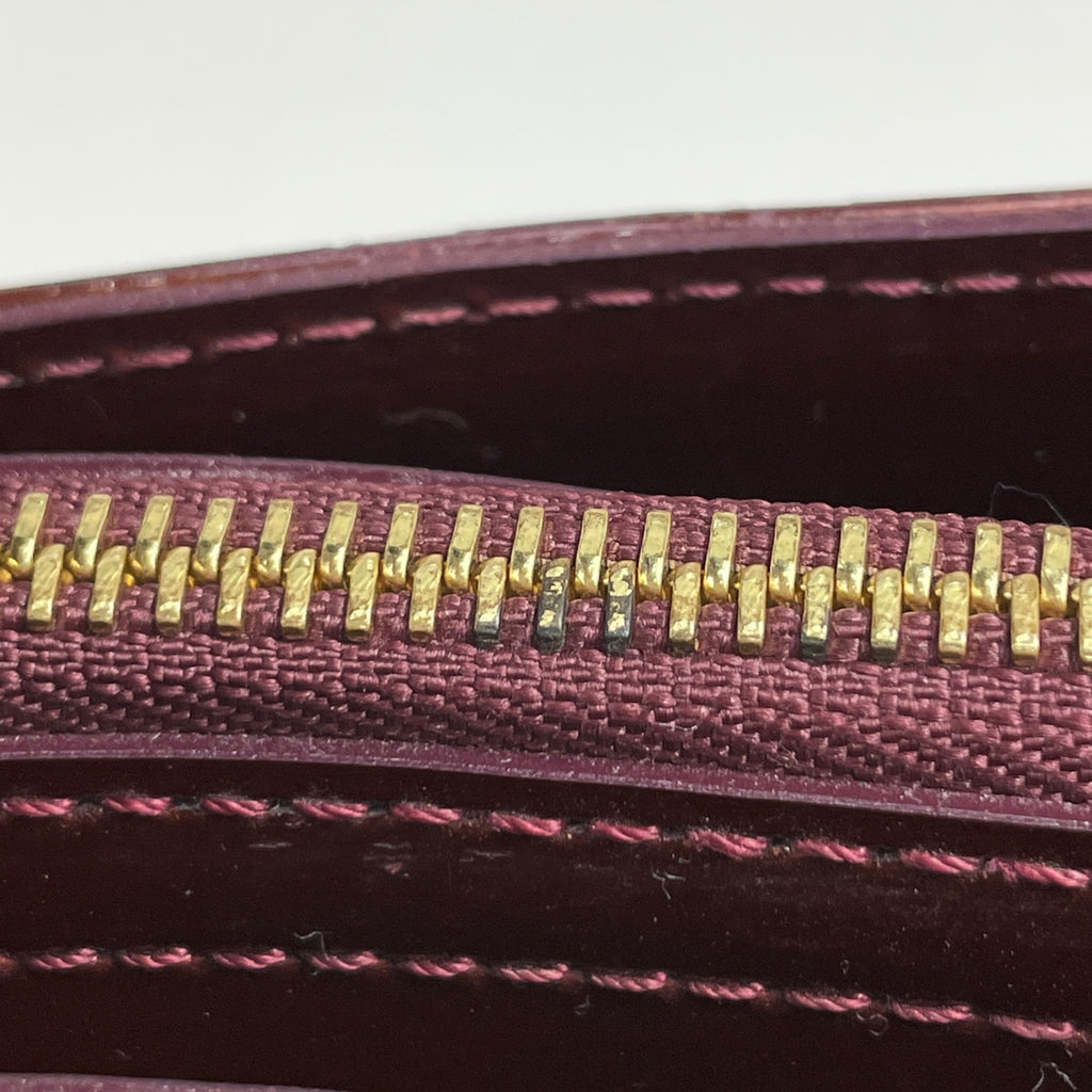 ルイ・ヴィトン メルローズ アヴェニュー 手提げ エネメル パテント ハンドバッグ モノグラムヴェルニ ルージュフォーヴィスト(ボルドー) M91390 レディース 【中古】brbag