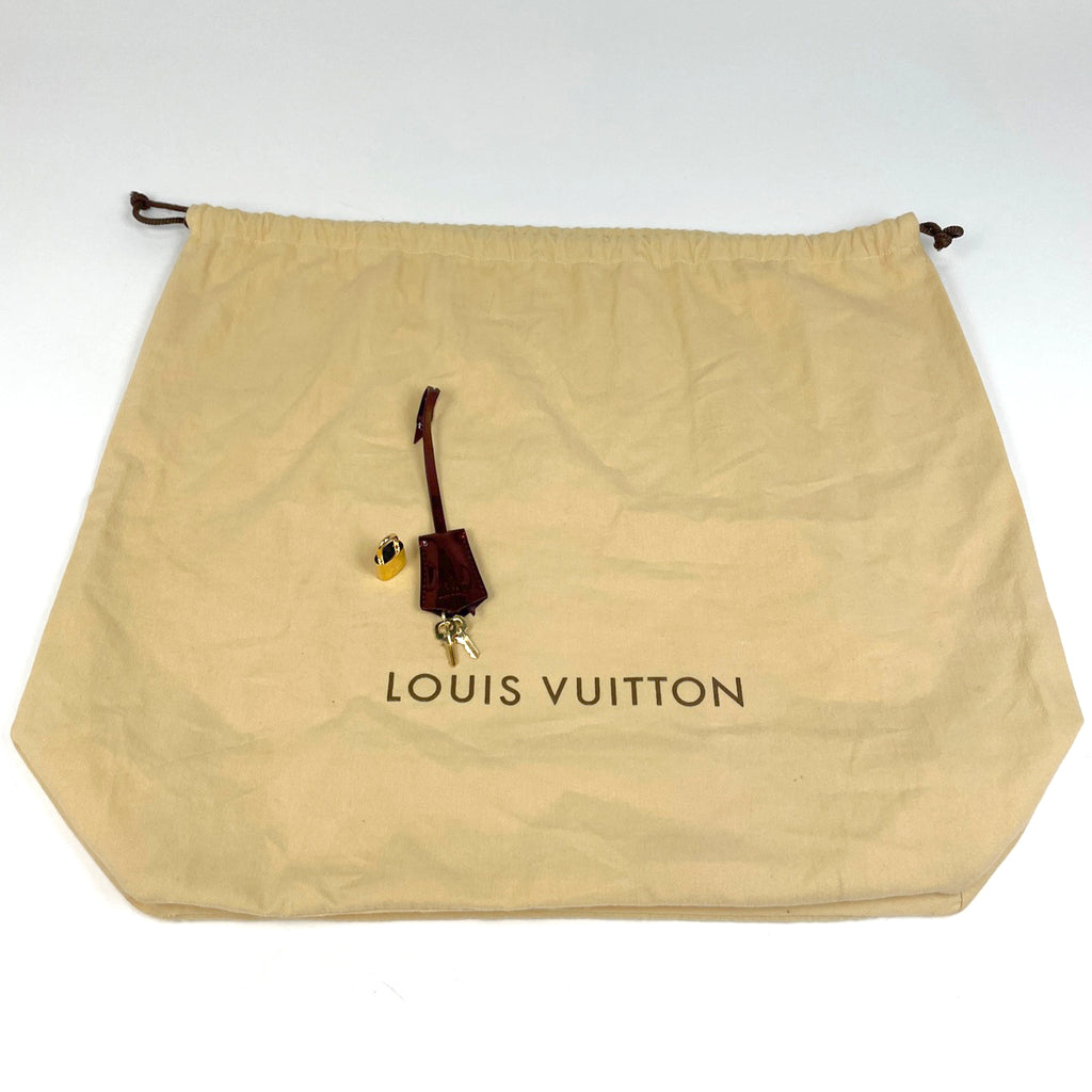 ルイ・ヴィトン メルローズ アヴェニュー 手提げ エネメル パテント ハンドバッグ モノグラムヴェルニ ルージュフォーヴィスト(ボルドー) M91390 レディース 【中古】brbag